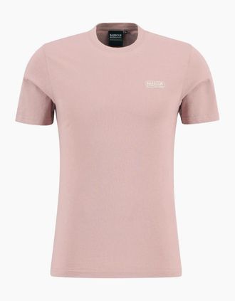 Barbour Mens Barbour International Small Logo T-Shirt PI78 Woodrose - Size: 42