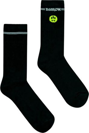 Barrow Calze a coste con logo (Set da due) - - Underwear - unisex - Nero - ONE SIZE