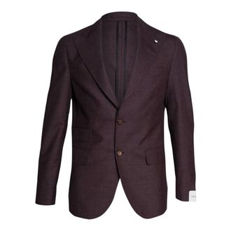 L.B.M. 1911 Single-breasted Two-Button Jacket - male - L.B.M. 1911 - Blazers - Brown - 2XL - Jackets
