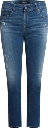 Replay Dames/Dames Slim Jeans (Blauw)