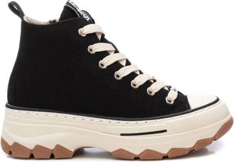 Xti Womens Sneaker Booties In Black