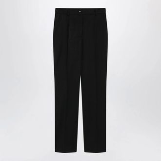 Dolce & Gabbana Tailored Twill Broek - Heren - Broeken - Zwart - Maat: S Wol