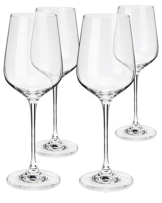 Viski European Crystal Bordeaux Glasses