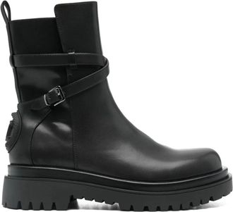 Just Cavalli Ankle Boots, unisex, Black, Size: 11 US Stivaletto Bourne