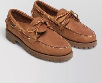 Sebago leather boat shoes