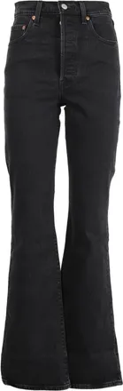 Levi's Flared Jeans, female, Black, Size: W25 Ribcage Bootcut Jeans