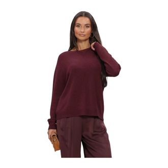 Simple Knit-base-visc-26-3 - Dames - Truien - Rood - Maat: S Viscose