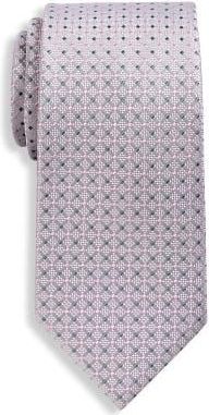 Michael Kors Big & Tall Brost Geometric Tie in Silver at Nordstrom, Size X-Large