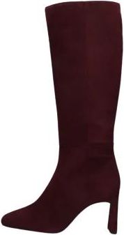 Unisa Wolcot Enkellaarsjes - Dames - Laarzen met Hak - Bruin - 37 EU - Wol - Schoenen