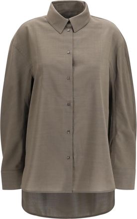 Jacquemus Grey Straight Solid Shirt