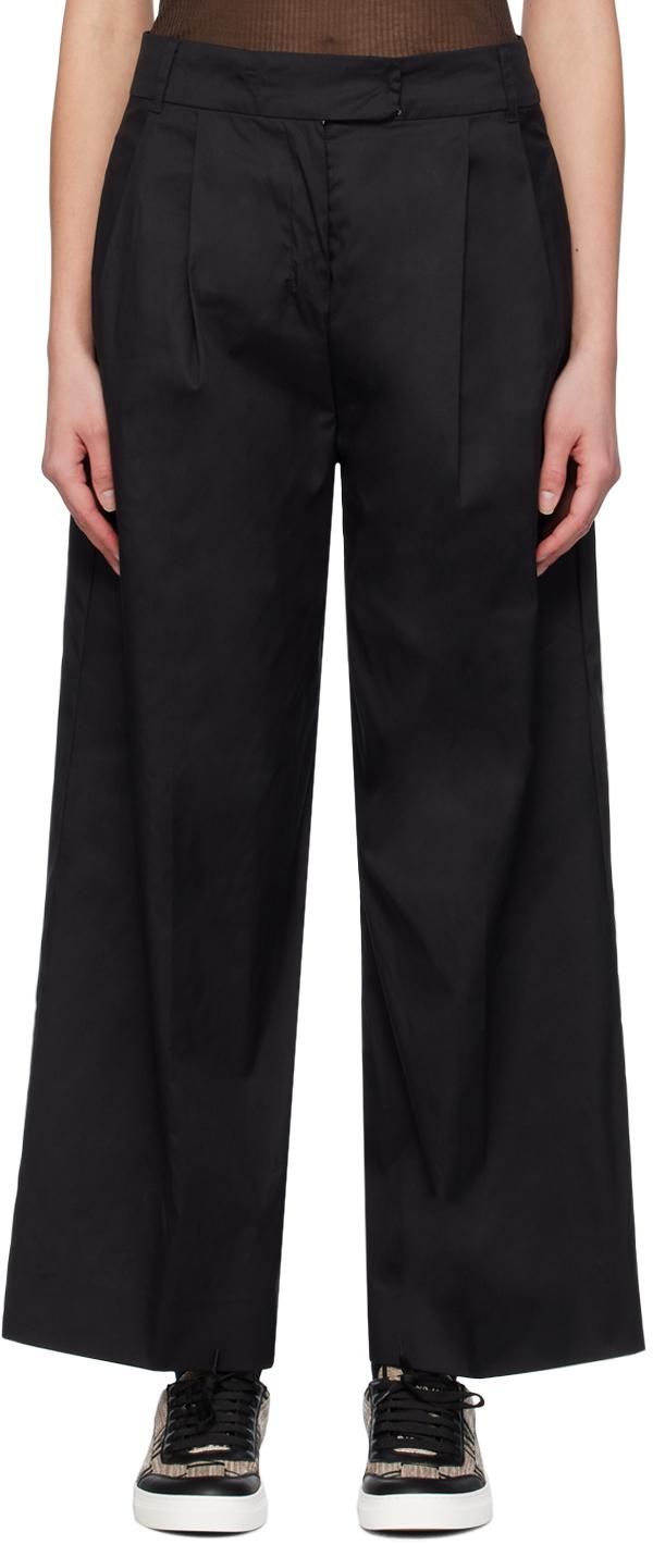 パンツ MCQUEEN BLACK VISCOSE PANTS パンツ MCQUEEN BLACK VISCOSE PANTS McQueen Classic Suiting