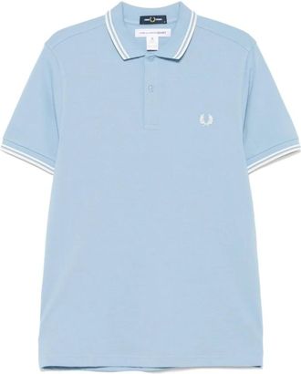 Comme Des Gar&ccedil;ons Heldere Blauwe T-shirts en Polos - Heren - Polos - Blauw - M - Tops