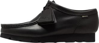 Clarks Wallabee Gore-Tex - Heren - Veterschoenen - Zwart - 41 1/2 EU - Leer - Schoenen