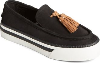 Sperry Top-Sider Sea Sailor Tassel Platform Loafer Sneaker in Black at Nordstrom Rack, Size 7.5