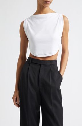 A.L.C. Mae Crop Tank in White at Nordstrom, Size X-Large