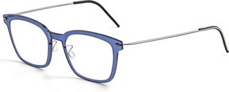 Lindberg N.o.w. 6645 Optical Frame - unisex - Brillen - Blauw - 49 MM - Accessoires