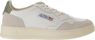 Autry Green Medalist Low Suede Sneakers