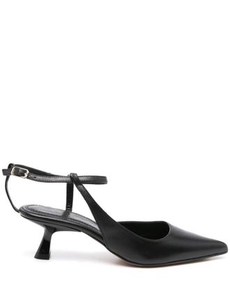 Souliers Martinez Camelia 50Mm Leather Pumps