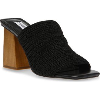 Steve Madden Realize Slide Sandal in Black at Nordstrom, Size 7