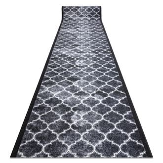 RugsX Rugsx - Alfombra De Pasillo Con Refuerzo De Goma Clover Gris 100 Cm Grey 100x1050 Cm