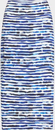 A.L.C. Phoebe Stripe Pencil Skirt