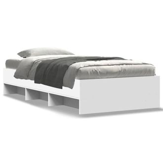 Berkfield Home Bed Frame without Mattress White 100x200 cm Engineered Wood