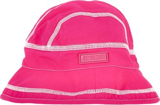 Jacquemus Pre-owned Womens Le Bob Frescu Bucket Hat in Pink Nylon - Rose - One Size
