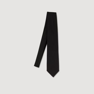 Sandro Silk jacquard tie