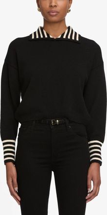Frame Denim The Sailor Pullover In Black