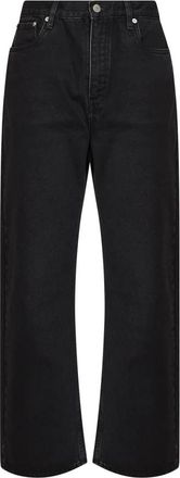 STUDIO NICHOLSON Denjo Denim Pant - Dames - Regular Fit Jeans - Zwart - 2XS - Denim - Jeans