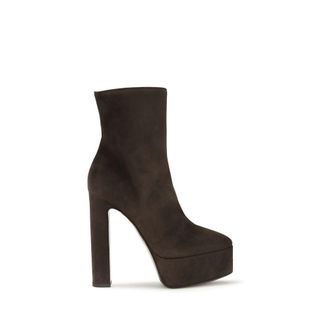 Le Silla Suede Leather Ankle Womens Boots