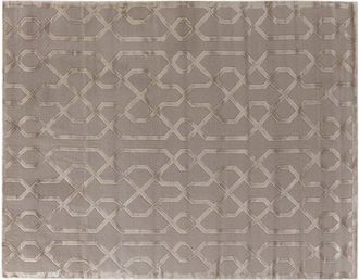 Exquisite Rugs Metro Velvet Hand Knotted Wool-Blend Area Rug