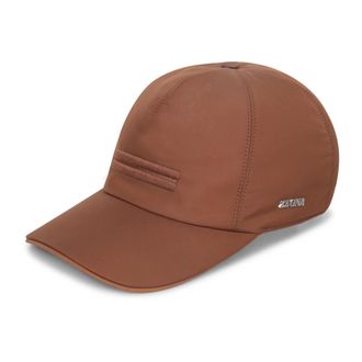 Ermenegildo Zegna Brown Baseball Cap Minimalist Design - male - Zegna - Hats & Caps - Brown - L - Accessories