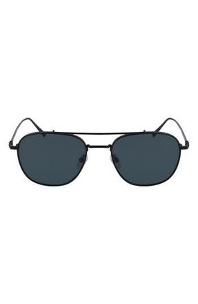 Ferragamo 54mm Aviator Sunglasses in Matte Black at Nordstrom Rack