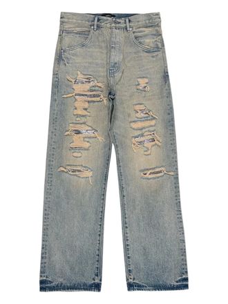 Purple Jeans con passanti per cintura - Blu