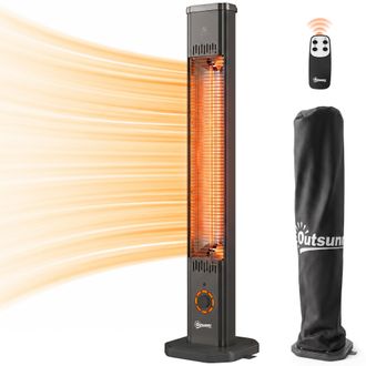 OUTSUNNY Riscaldatore Elettrico A Infrarossi 2000 W, Ip65