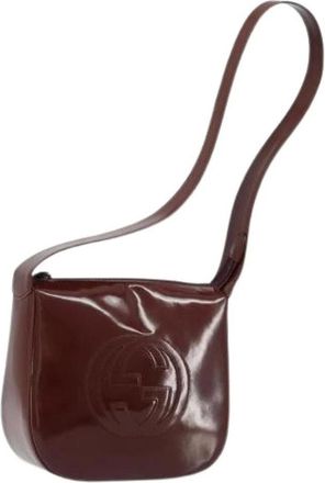Gucci Pre-owned Shoulder Bags, female, Brown, Size: ONE SIZE Pre-owned Vintage Shoulder Bag
