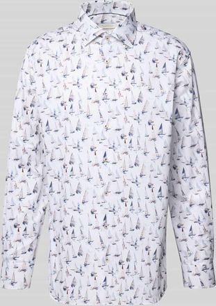 Eterna Regular Fit Business-Hemd mit Kentkragen in Weiss, Gr&ouml;&szlig;e 39