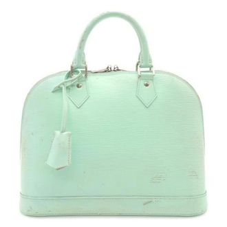 Louis Vuitton Pre-owned Vintage Handbag - Dames - Pre-owned - Groen - Maat: ONE Size Leer