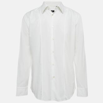 HUGO BOSS Boss By Hugo Boss White Cotton Slim Fit Shirt