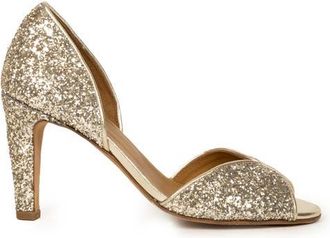 Bobbies Samba Heeled Sandals in Golden Rain at Nordstrom, Size 7.5