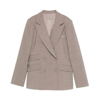 D.exterior Jassen, Dames, Bruin, L, Wol, Dames Bovenkleding Aw 25