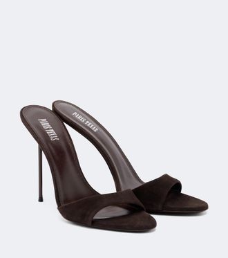 PARIS TEXAS Lidia suede mules