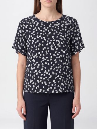 Isabel Marant Blusa a maniche corte in misto seta con stampa floreale