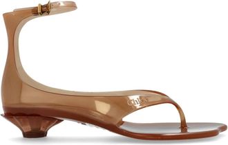 Chlo&eacute; Gelei Hak Sandalen - Dames - Sandalen met hakken - Bruin - 36 EU - Schoenen