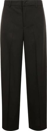 Pantaloni Torino Wijde Broek - Dames - Wijde Broeken - Zwart - M - Polyester - Broeken