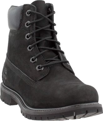 Timberland Womens 6 Premium Boot Fashion, Black Nubuck, 5 UK