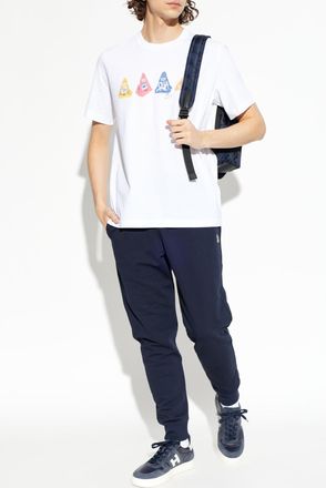 Paul Smith T-shirt With Print, Mens, White