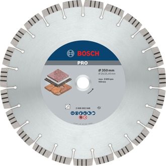 Bosch 2 608 602 648 - Disco De Corte De Diamante Best For Stone - 350 X 20,00+25,40 X 3,2 X 15 Mm (pack De 1)