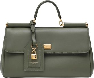Dolce & Gabbana My Sicily Handbag - Dames - Handtassen - Groen - ONE Size - Katoen - Tassen